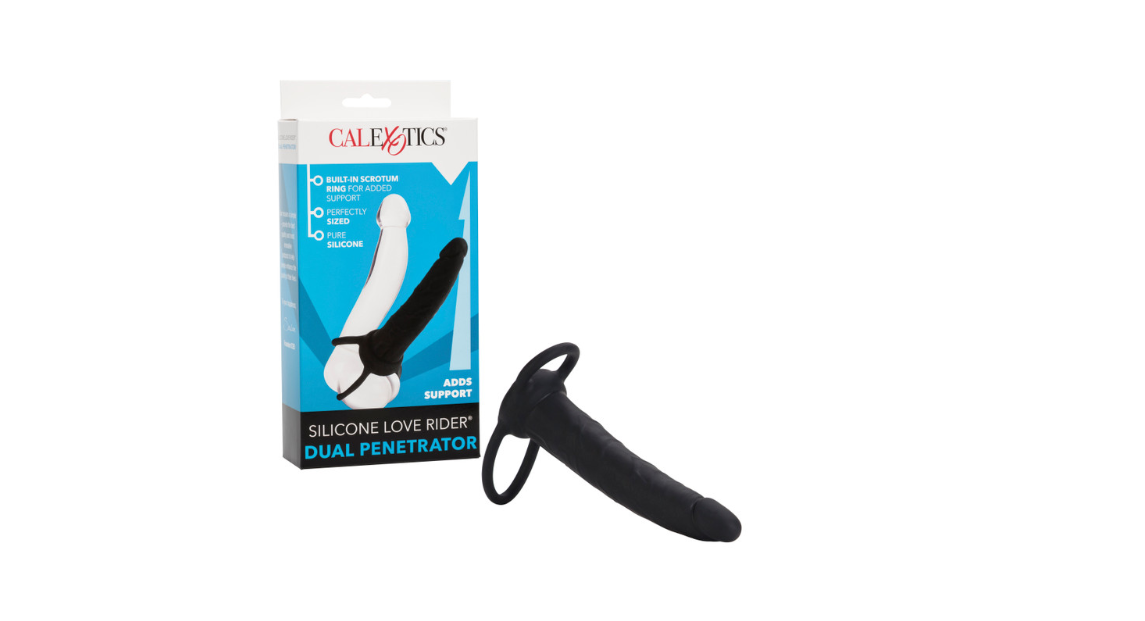 Silicone Love Rider® Dual Penetrator - Black