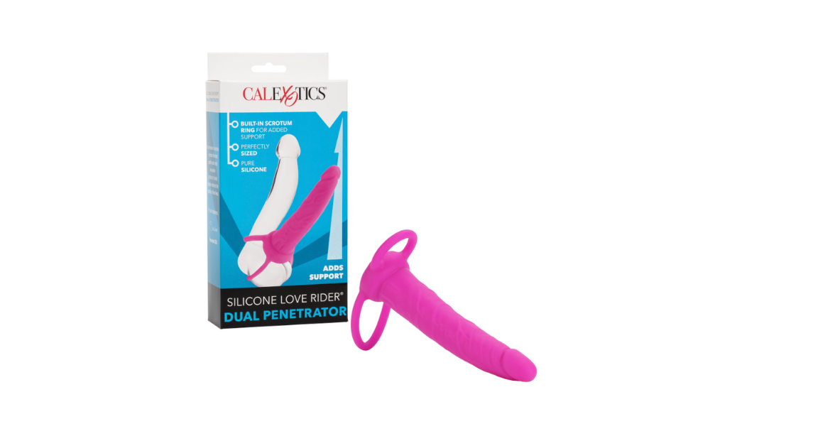 Silicone Love Rider® Dual Penetrator - Pink