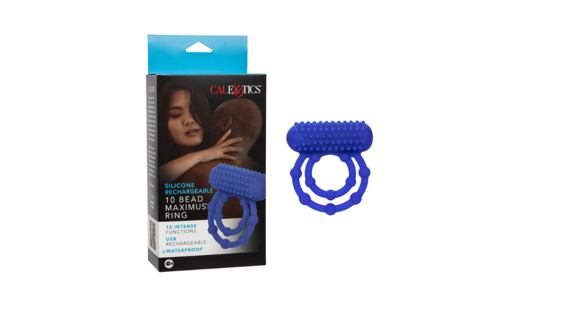 Silicone Rechargeable 10 Bead Maximus® Ring