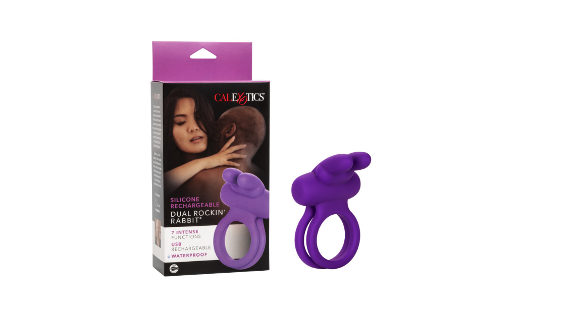 Silicone Rechargeable Dual Rockin’ Rabbit® Enhancer