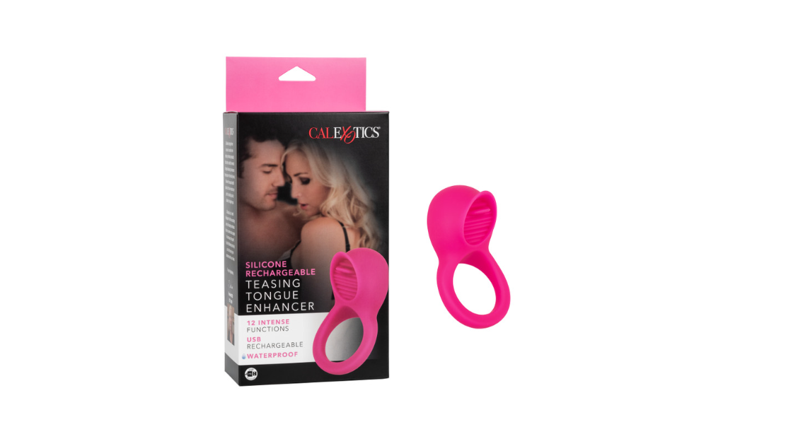 Silicone Rechargeable Teasing Tongue Enhancer