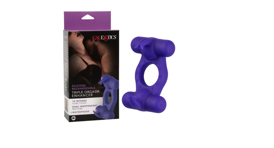 Silicone Rechargeable Triple Orgasm Enhancer