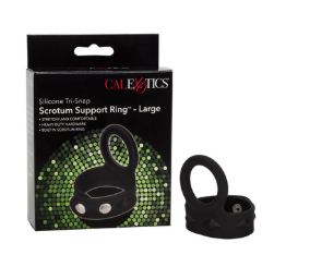 Silicone Tri-Snap Scrotum Support Ring™ - Large