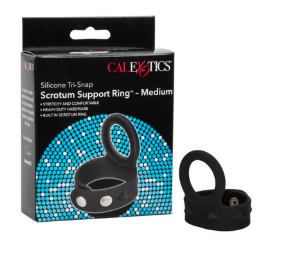 Silicone Tri-Snap Scrotum Support Ring™ - Medium