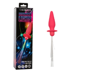 Southern Lights™ Vibrating Light Up Anal Probe - Pink