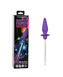 Southern Lights™ Vibrating Light Up Anal Probe - Purple