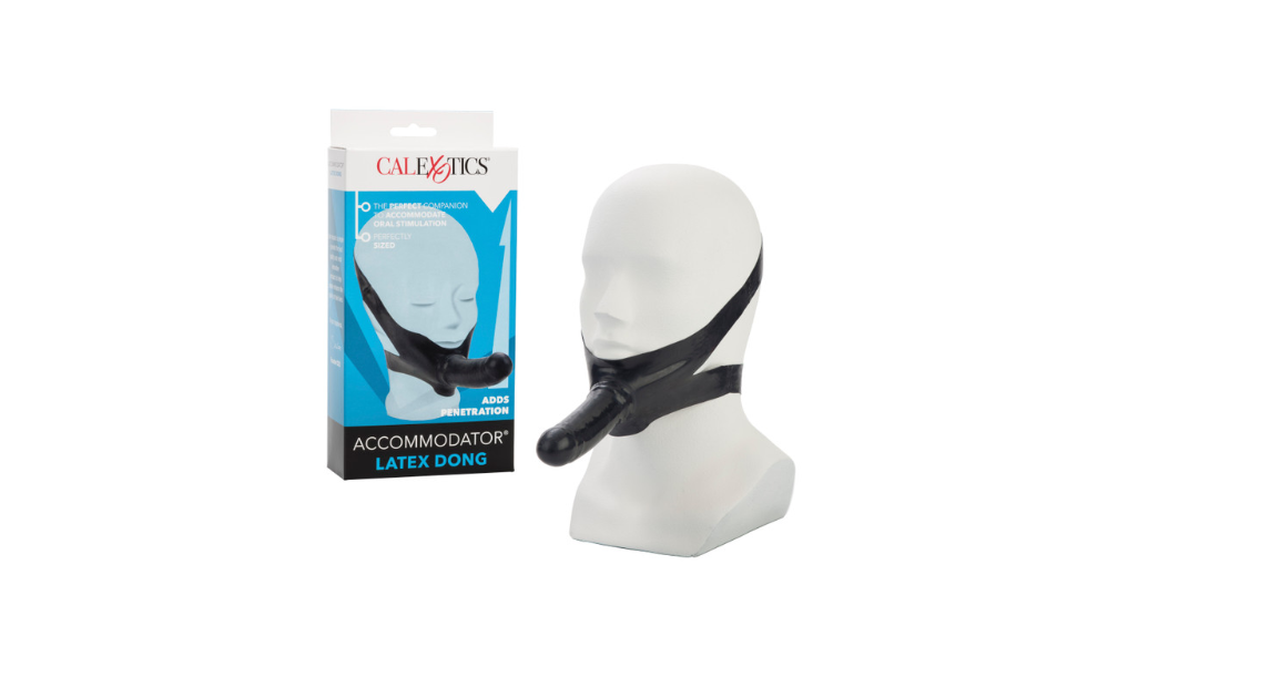 The "Original" Accommodator® Latex Dong - Black