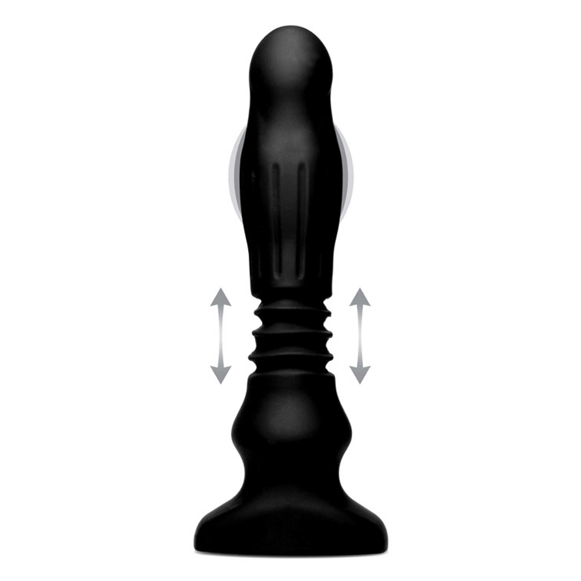 Silicone Swelling & Thrusting Plug with Remote Control