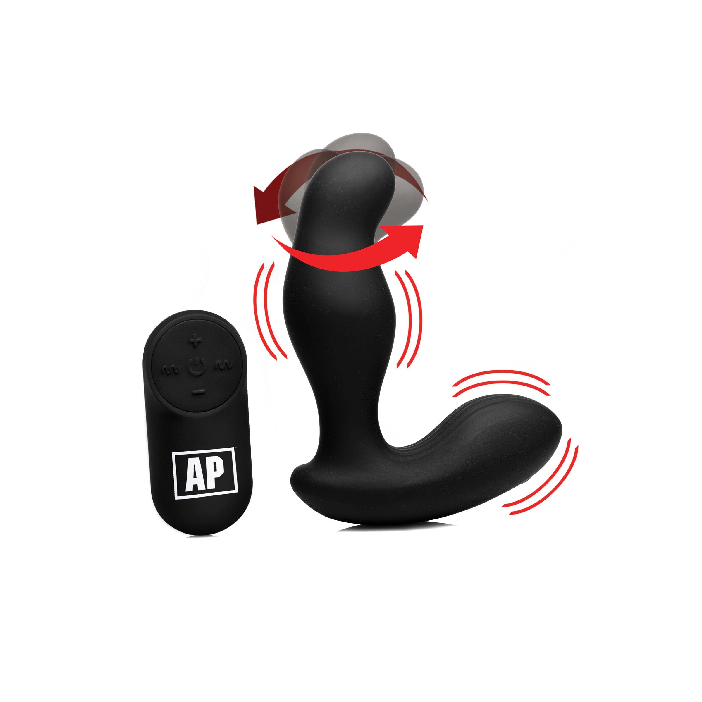 7X P-GYRO Silicone Prostate Stimulator with Gyrating Shaft