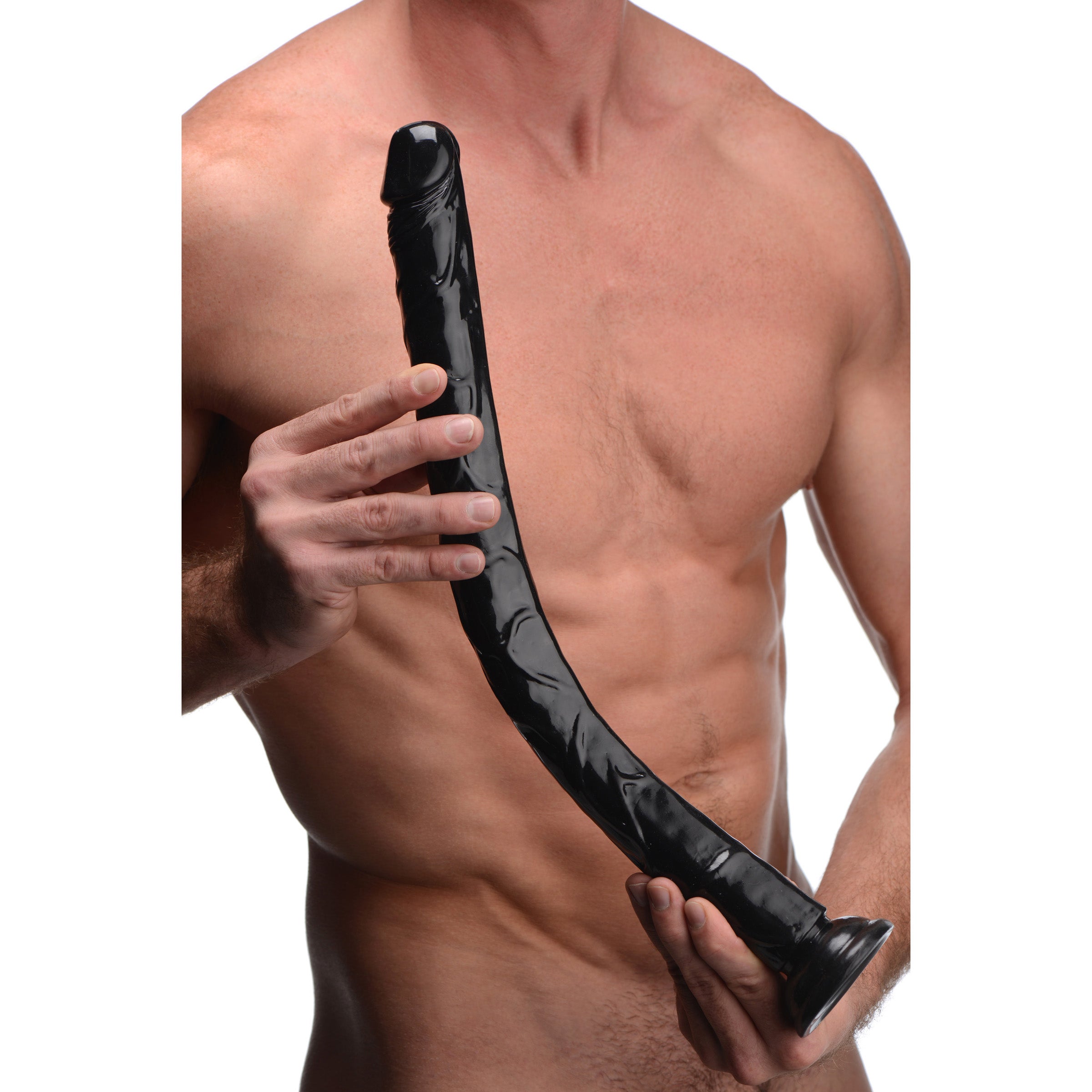 Realistic 19 Inch Anal Dildo - Bulk