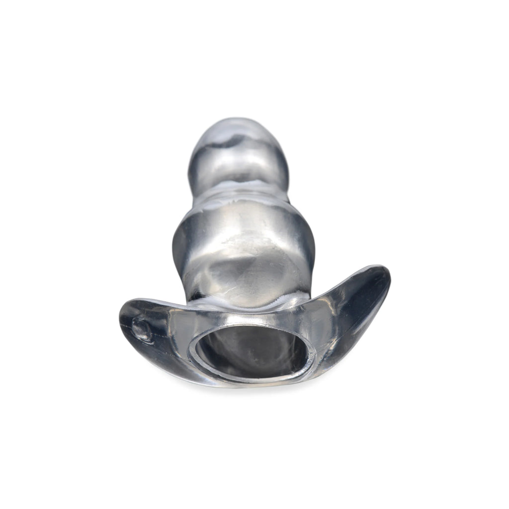 Clear View Hollow Anal Plug - Small