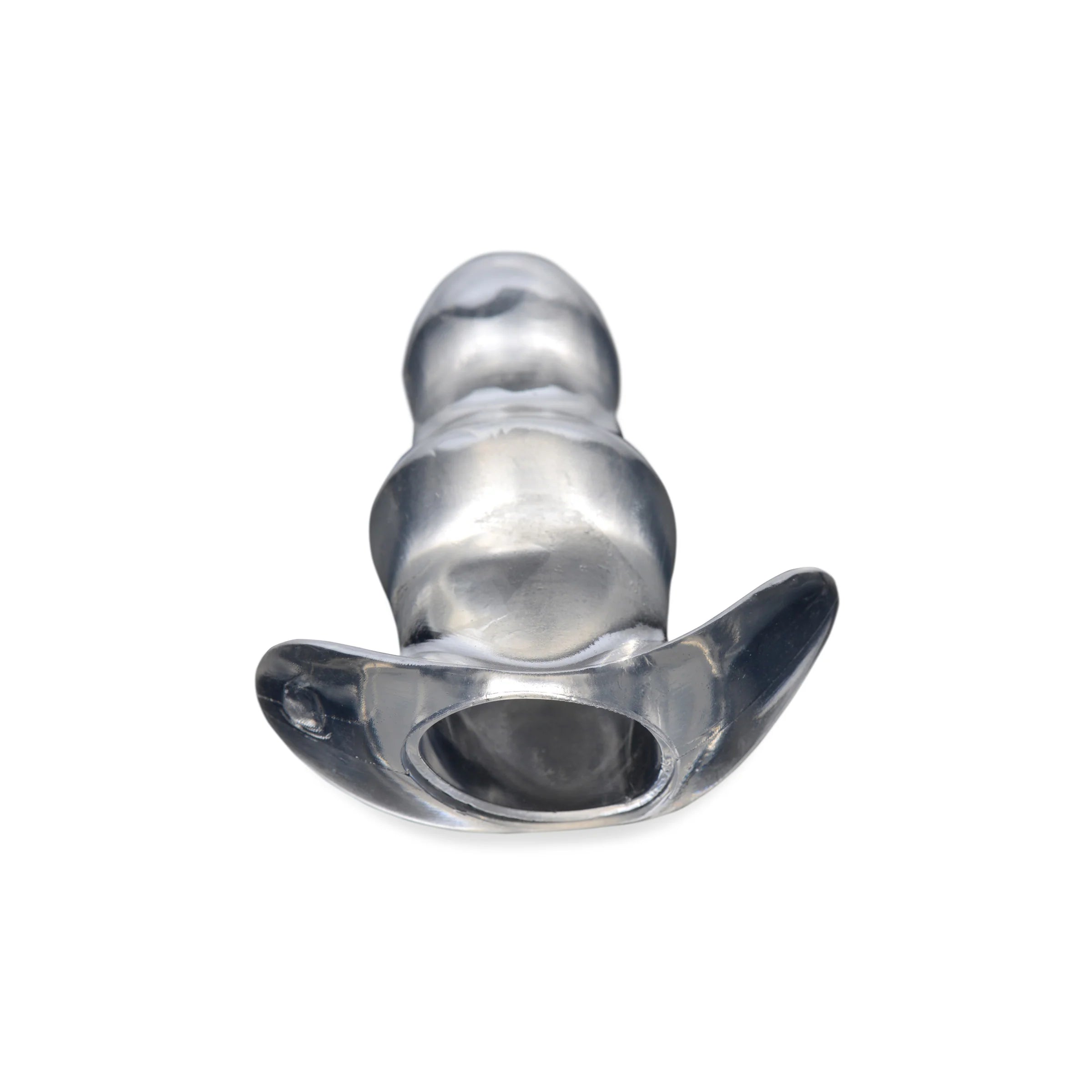 Clear View Hollow Anal Plug - Small