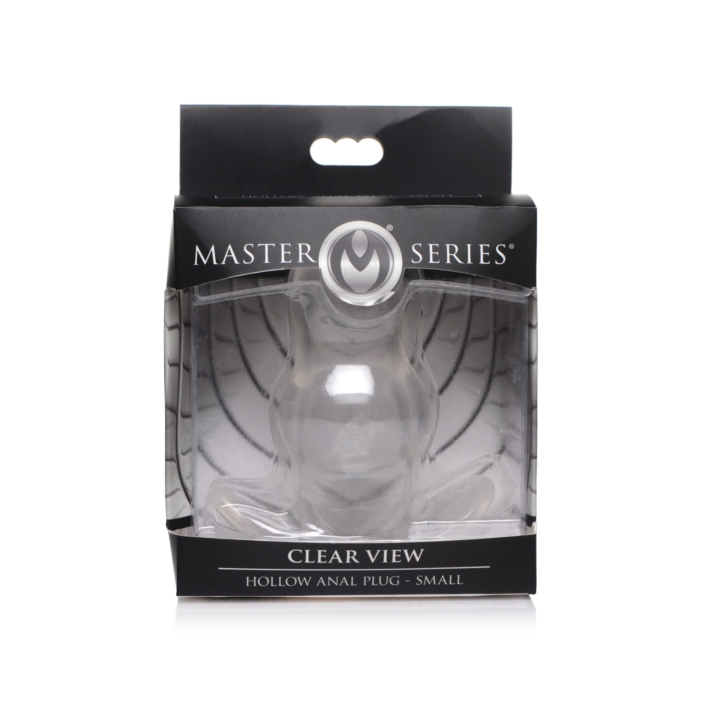 Clear View Hollow Anal Plug - Small