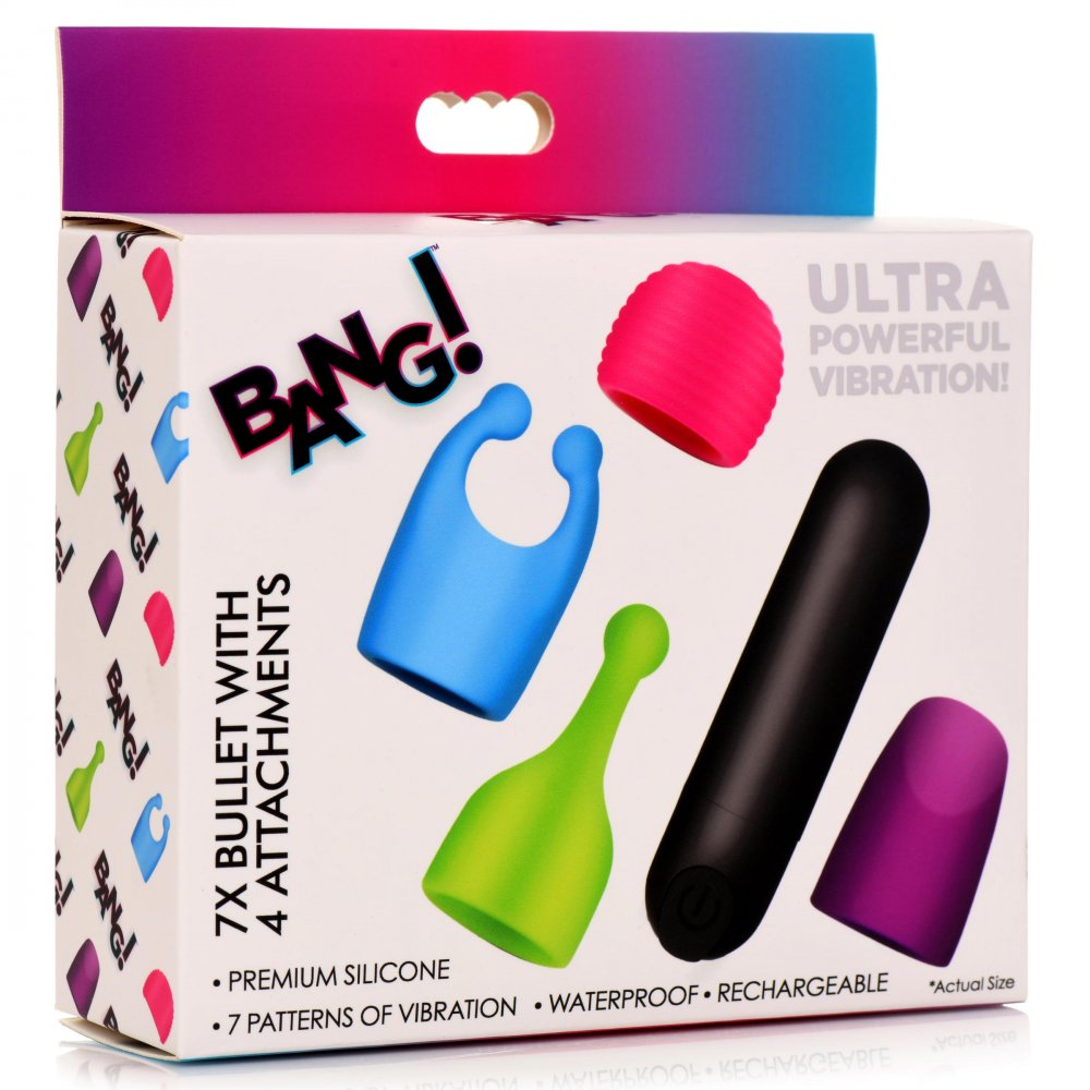 Rechargeable Bullet w- 4 Attachments