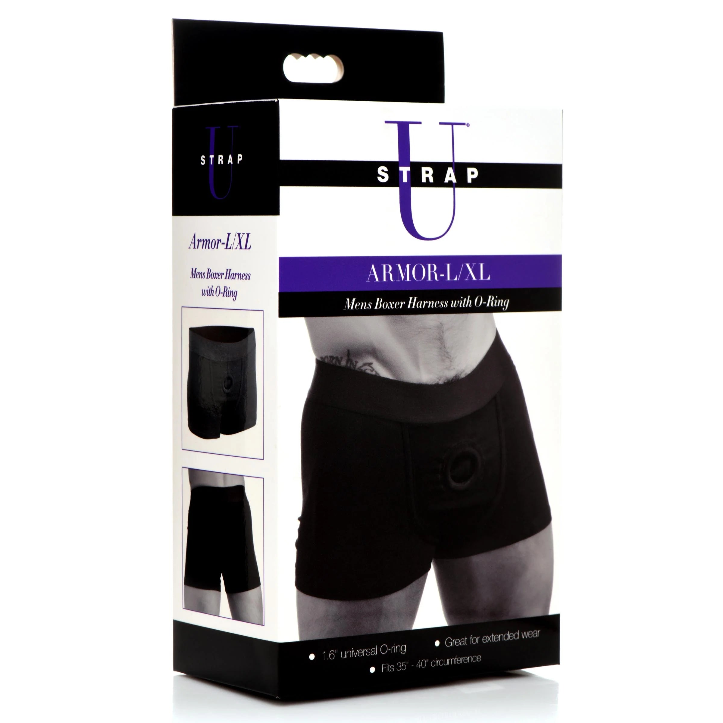 Armor Mens Boxer Harness w/ O-Ring - LXL