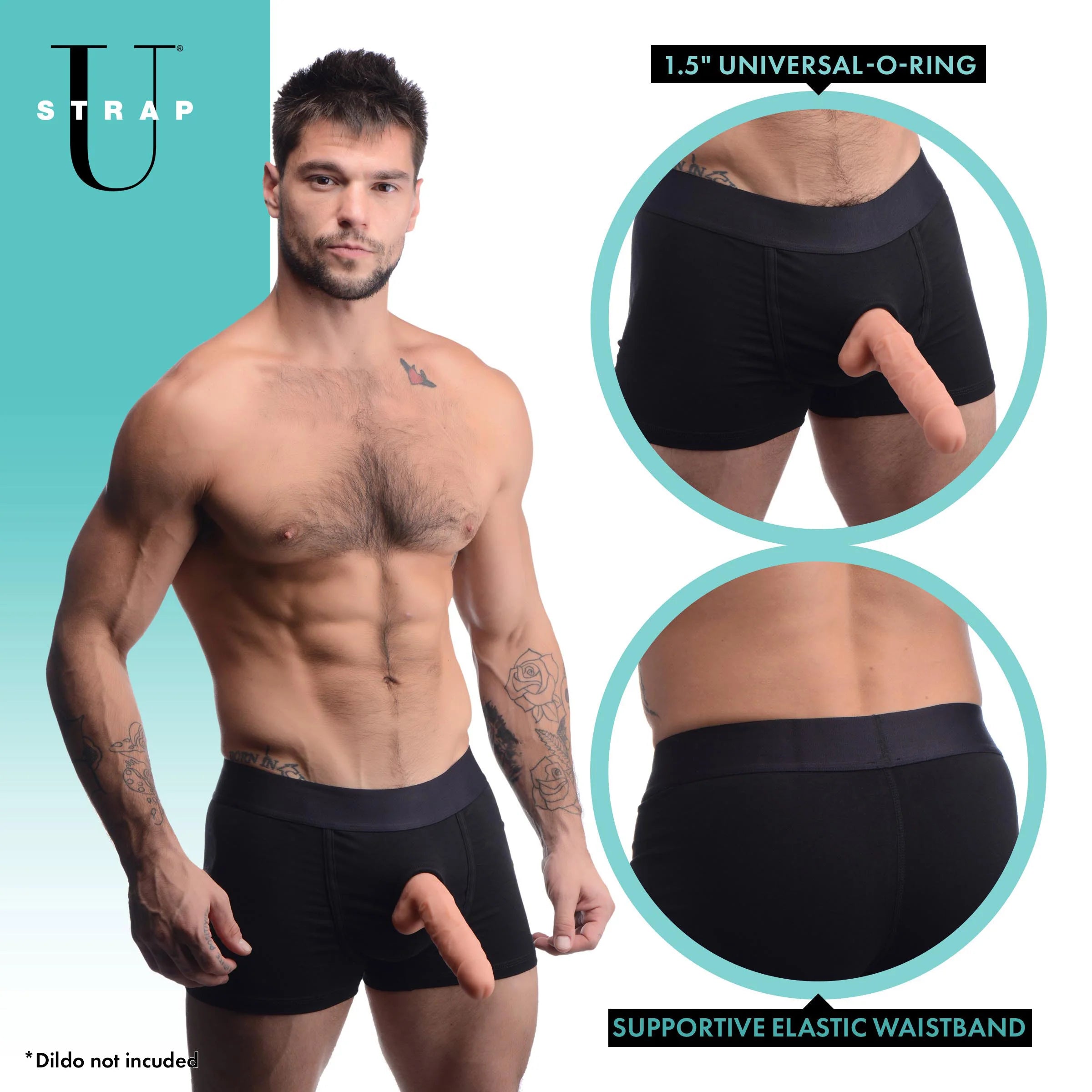 Armor Mens Boxer Harness w/ O-Ring - ML