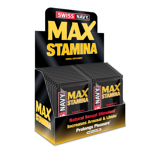 MAX Stamina 24ct Packet/Display Box