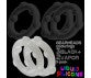 GEARHEADS 5-pack spinner rings BLACK/VAPOR 5pz