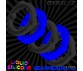 GEARHEADS 5-pack spinner rings BLUE/BLACK 5pz