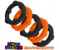 GEARHEADS 5-pack spinner rings ORANGE/BLACK 5pz