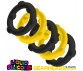 GEARHEADS 5-pack spinner rings YELLOW/BLACK 5pk
