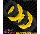 GEARHEADS 5-pack spinner rings YELLOW/BLACK 5pk