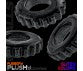 PLUSHY single ring BLACK MICA 10pz