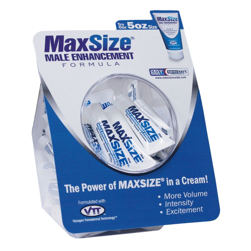 MAX Size Cream 10ml/50ct Fishbowl