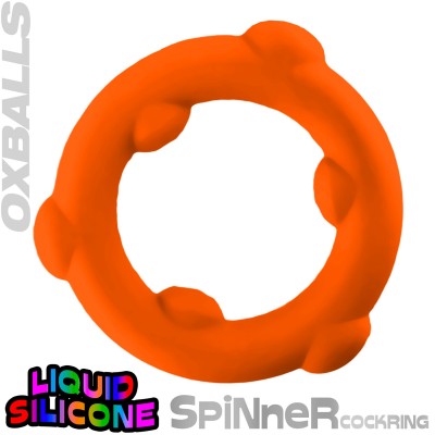 SPINNER single silicone ring ORANGE SILICONE 10pz