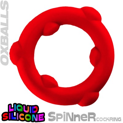SPINNER single silicone ring RED SILICONE 10pz.