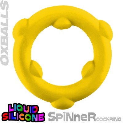 SPINNER single silicone ring YELLOW SILICONE 10pz.